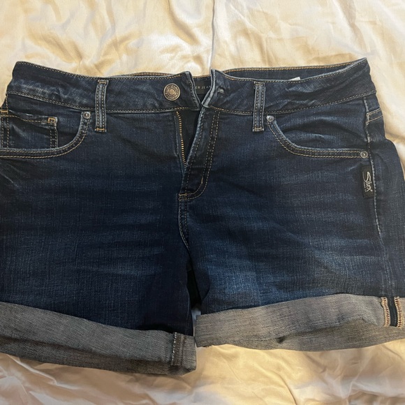 Women’s silver boyfriend shorts size 27 - Picture 2 of 3
